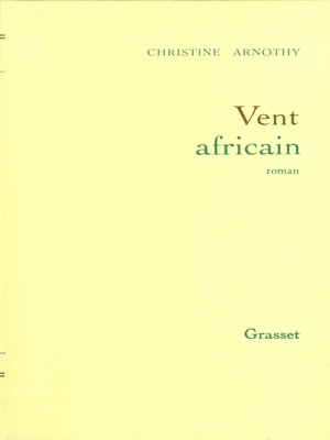 cover image of Vent africain